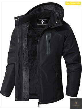 Waterproof Ski Jacket Warm Winter Coat Hooded Windbreaker Snowboard